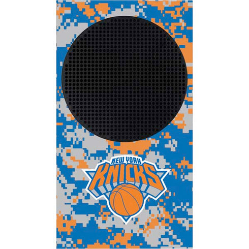 NBA New York Knicks Digi Camo Xbox Series S Console Skin